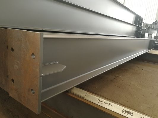 Construction Prefabricated Steel Structure H Section Column Beam Low Alloy Painted / Galvanized